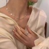 S925纯银蝴蝶淡水珍珠项链不掉色女春夏高级感轻奢吊坠百搭锁骨链
