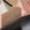 碎银子珍珠手链女款925纯银轻奢小众设计手串手环手镯送生日礼物