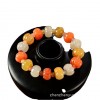 新疆金丝玉南瓜手链新疆多彩玉石手串直播货源