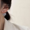 法式金属圆圈耳圈素圈耳环新款潮小众设计感独特气质耳饰女显脸小
