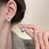 S925银针秋冬轻奢小众珍珠耳钉女精致高级感耳环百搭气质耳饰批发