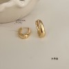 925纯银针高级感法式小金豆豆耳钉女简约小巧耳环冷淡风百搭耳饰