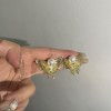轻奢高级感圆圈耳环女超百搭质感光面金属耳圈耳饰小众设计感耳钉