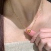 太钢金葫芦跑环相扣吊坠细款女款新中式锁骨链轻奢高级感精致项链