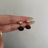 轻奢高级感圆圈耳环女超百搭质感光面金属耳圈耳饰小众设计感耳钉
