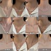 温柔蝴蝶珍珠项链配裙子女轻奢小众高级感锁骨链2024新款颈链配饰