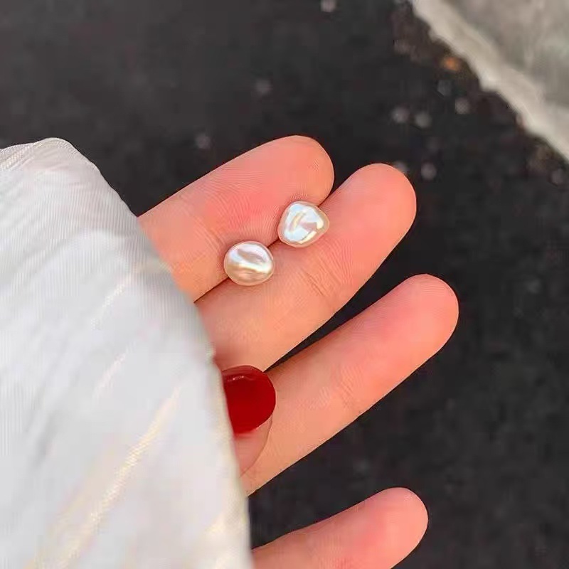 925银针时尚简约耳钉ins风轻奢精致气质耳环混批耳饰直播饰品批发