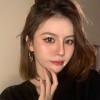 镀真金S925纯银针2024新款金属耳环小众设计感冷淡风气质高级耳钉
