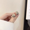 925银针时尚简约耳钉ins风轻奢精致气质耳环混批耳饰直播饰品批发