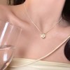 S925纯银珍珠花朵极简风项链女小众百搭精致高级感锁骨链项链批发