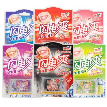 Lightning mint tablets small package cooling lozenges 8090 nostalgic childhood memories of candy snacks