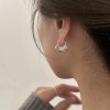 养耳洞耳钉女925银针耳环简约百搭耳骨钉睡觉免摘耳棒耳饰925纯银