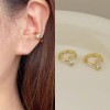s925银耳环女轻奢高级感耳饰小众简约耳扣经典ins风耳圈饰品批发