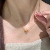 太钢金葫芦跑环相扣吊坠细款女款新中式锁骨链轻奢高级感精致项链