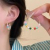 925银耳环耳圈耳骨钉养耳洞小众高级感素圈圆圈耳扣耳钉耳饰女