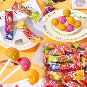 German flavor vc juice lollipop double flavor reward students share candy children's snacks candy snacks