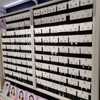 s925银针地摊耳环女法式复古蝴蝶形状高级感气质夜市小耳钉耳饰