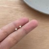 s925纯银耳针高级感蝴蝶结耳钉女耳环2025新款爆款养耳洞防堵耳饰