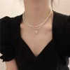 法式慵懒珍珠项链女小众高级感气质百搭锁骨链2025年新款毛衣颈链