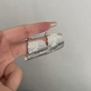 轻奢高级感圆圈耳环女超百搭质感光面金属耳圈耳饰小众设计感耳钉