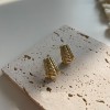 925纯银针高级感法式小金豆豆耳钉女简约小巧耳环冷淡风百搭耳饰