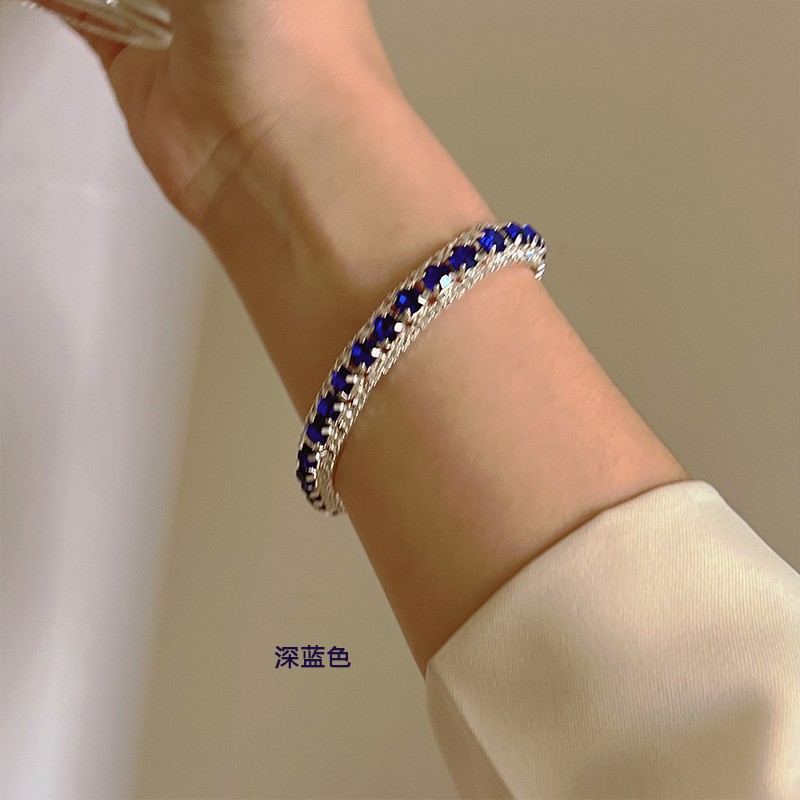 高级感轻奢锆石星星爱心手链女时尚百搭经典跨境手链首饰批发