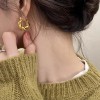 925银耳环耳圈耳骨钉养耳洞小众高级感素圈圆圈耳扣耳钉耳饰女