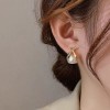2025年新款百搭简约珍珠耳环女时尚气质小众设计高级感耳钉耳饰