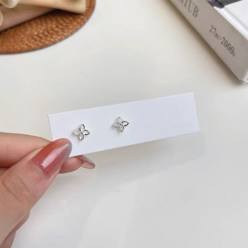 925银针时尚简约耳钉ins风轻奢精致气质耳环混批耳饰直播饰品批发