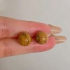 纯银针虎眼石耳环女2025秋冬新款爆款高级感耳钉气质百搭耳饰配饰
