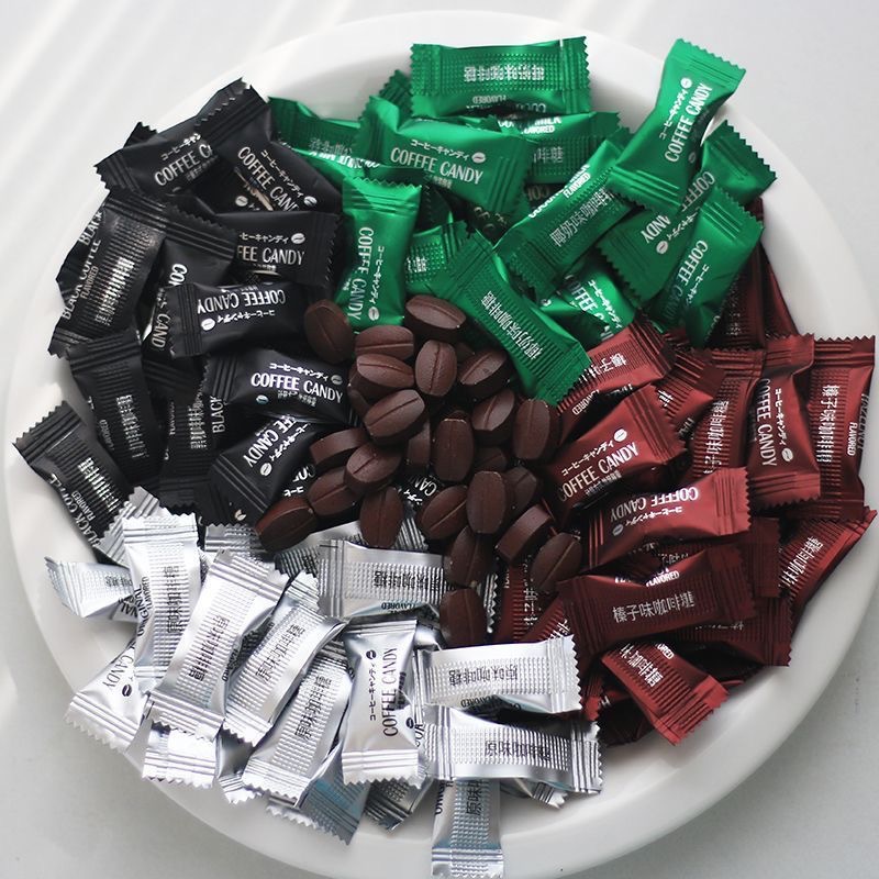 浓缩醇黑咖啡糖可咀嚼开车犯困休闲零食独立包装学生上班熬夜即食