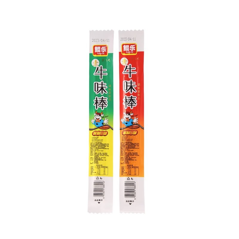 鲲乐牛味棒辣条童年怀旧零食麻辣解馋校园小吃批发素牛筋面筋16g