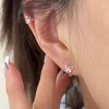 养耳洞耳钉女925银针耳环简约百搭耳骨钉睡觉免摘耳棒耳饰925纯银