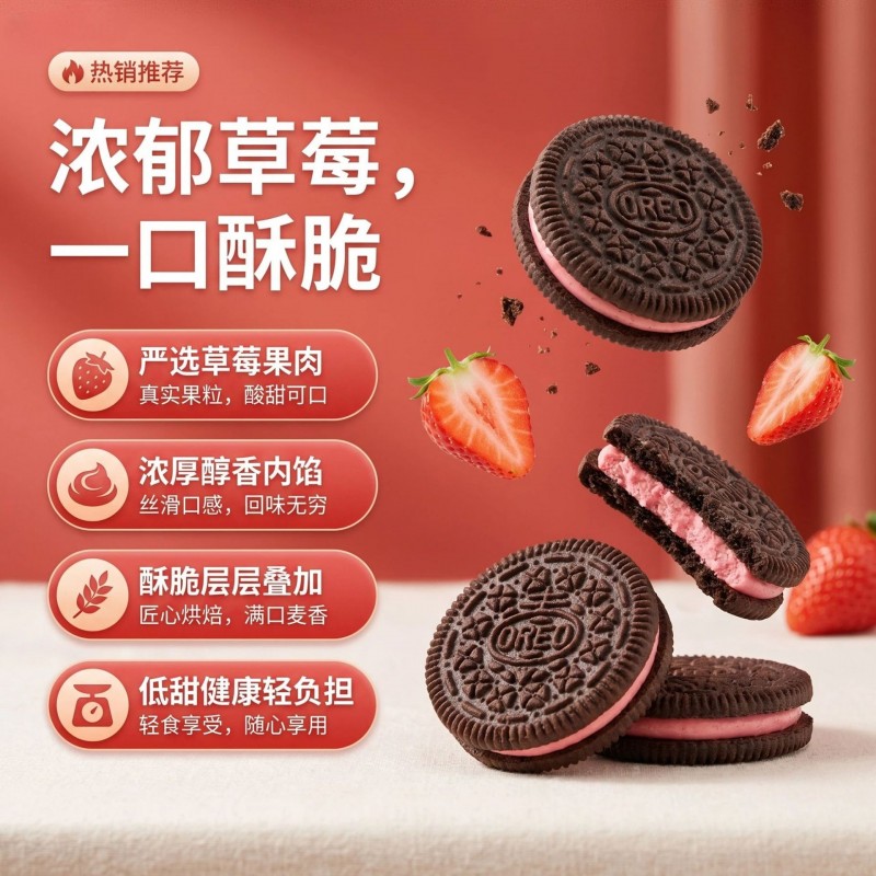 夹心饼干马卡龙夹心饼干早餐解馋混合口味散装整箱零食散装发批