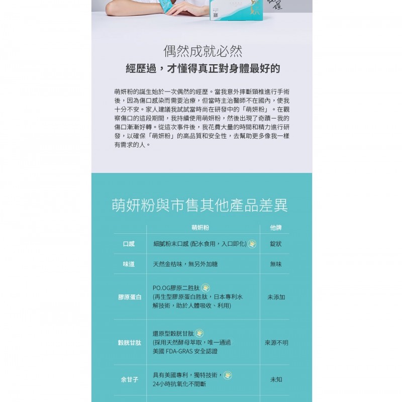 萌妍粉-日常保養3g*30入(金桔口味)