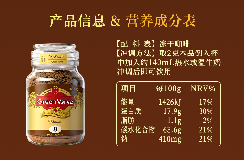 Green-Verve—8号冻干咖啡详情